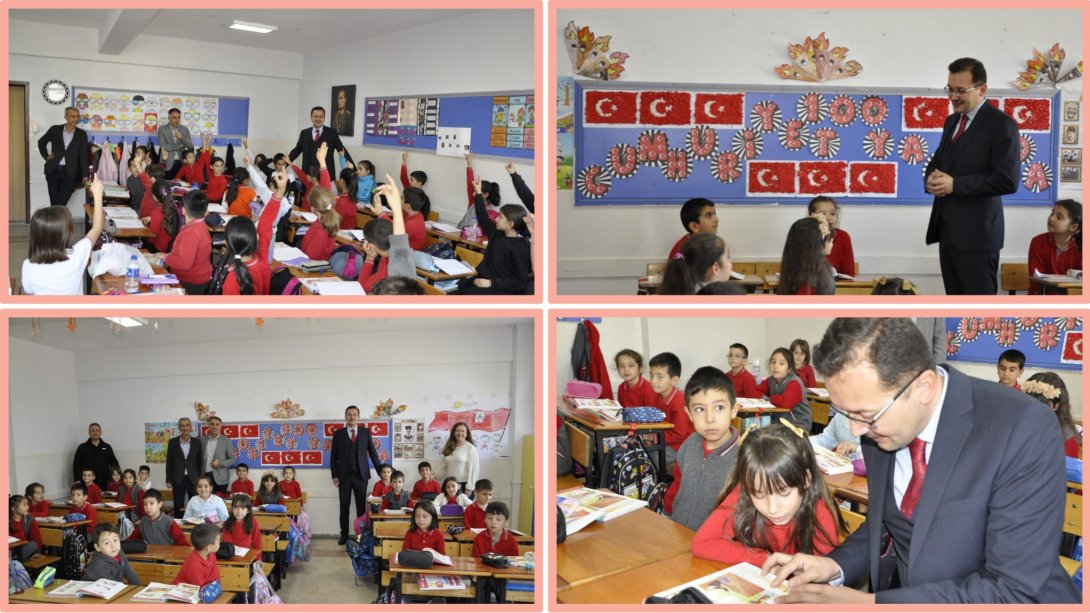 İlçe Milli Eğitim Müdürümüz Mustafa Antepoğlu İlkokuluna Ziyaret Gerçekleştirdi
