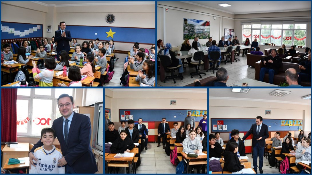 İlçe Milli Eğitim Müdürümüz Ünsal Tülbentçi İlk ve Ortaokulunda Öğrencilerle Bir Araya Geldi