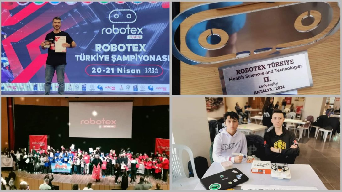 Robotex Türkiye Finallerinde Türkiye 2.liği 