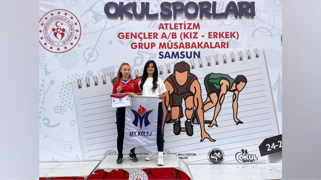 Samsun'da Yapılan Okul Sporları Bölge Müsabakasında My Kolej Öğrencimizden Bölge Birinciliği