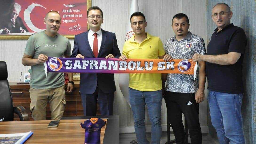 Safranbolu Spor Kulübünden İlçe Milli Eğitim Müdürümüze Ziyaret