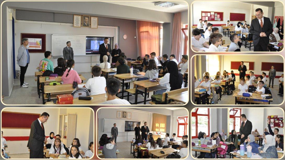 İlçe Milli Eğitim Müdürümüzün Şehit Recep Çakıl İmam Hatip Ortaokulu Ziyareti