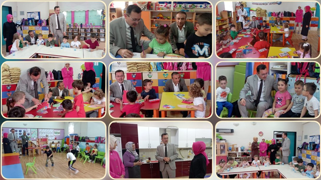 İlçe Milli Eğitim Müdürümüz Safran Çiçeği Anaokulunu Ziyaret Etti