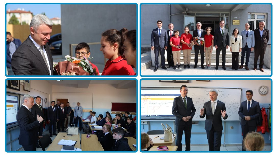 Safranbolu Kaymakamı ve İlçe Milli Eğitim Müdürümüzden Emek Ortaokuluna Ziyaret 