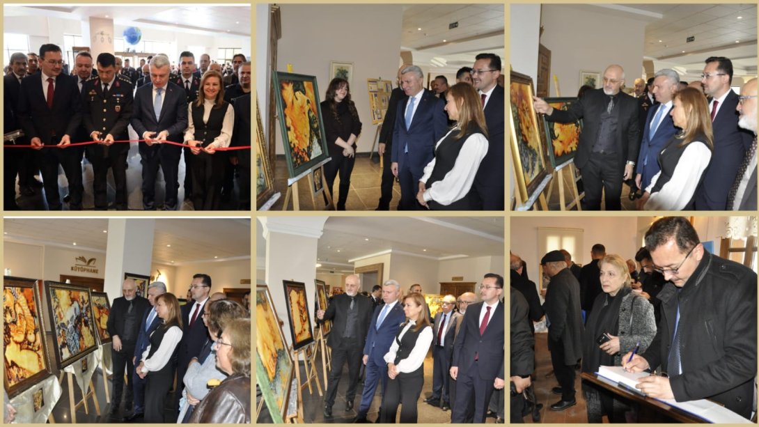 24 Kasım Öğretmenler Günü ''Cumhuriyet ve Öğretmen'' Konulu Cemil Cengiz UYGUN Solo Resim Sergisi Açılışı Gerçekleştirildi