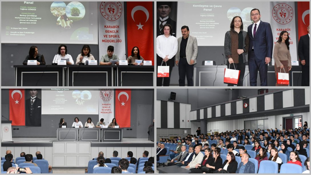 Fatih Sultan Mehmet Fen Lisemizin Katılımıyla Liselerde Bilim Uygulamaları Kentleşme ve Çevre Konulu Konuşma Paneli Düzenlendi