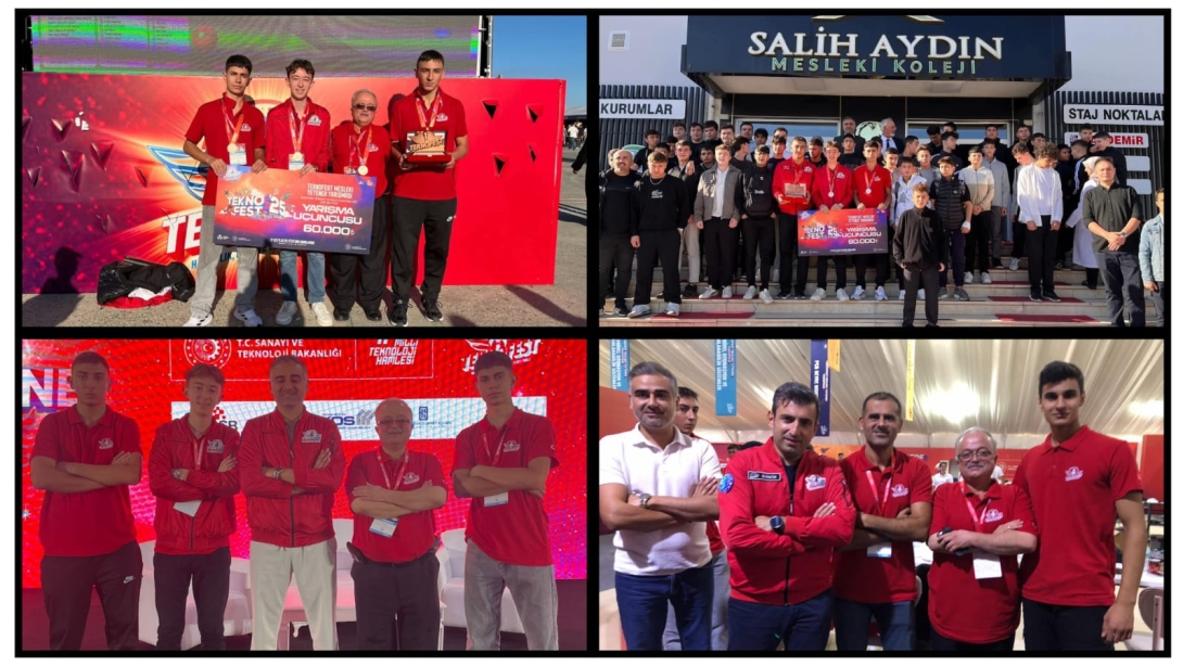 Salih Aydın MTAL 'Yüksek Gerilim' Takımı ile TEKNOFEST 2025 Finalinde Türkiye 3.sü Oldu